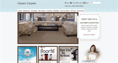 Desktop Screenshot of classiccarpets.net